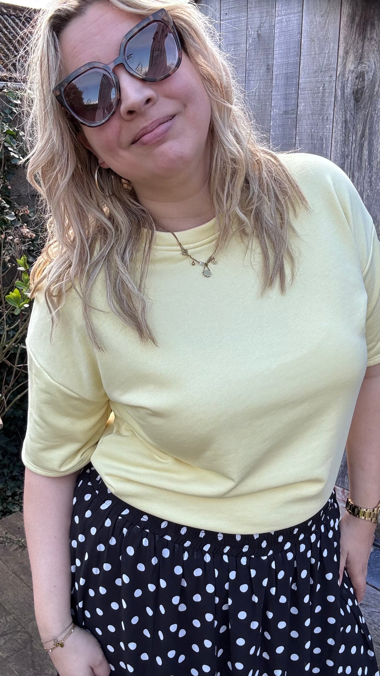 Mellow shirt - Geel