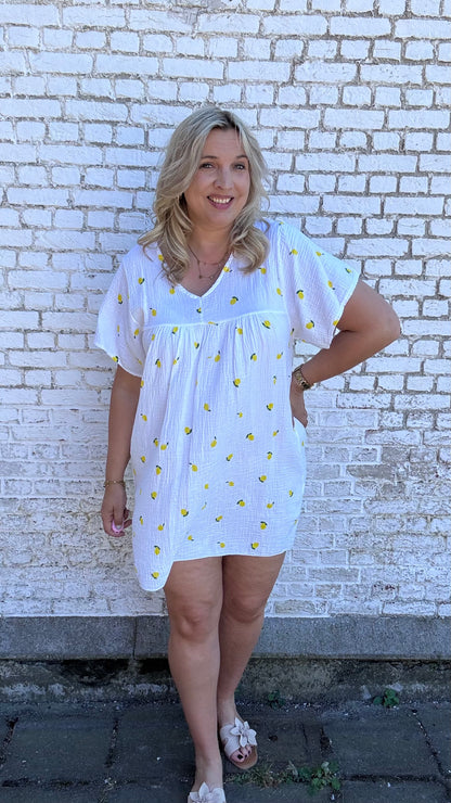 Lemon dress - wit