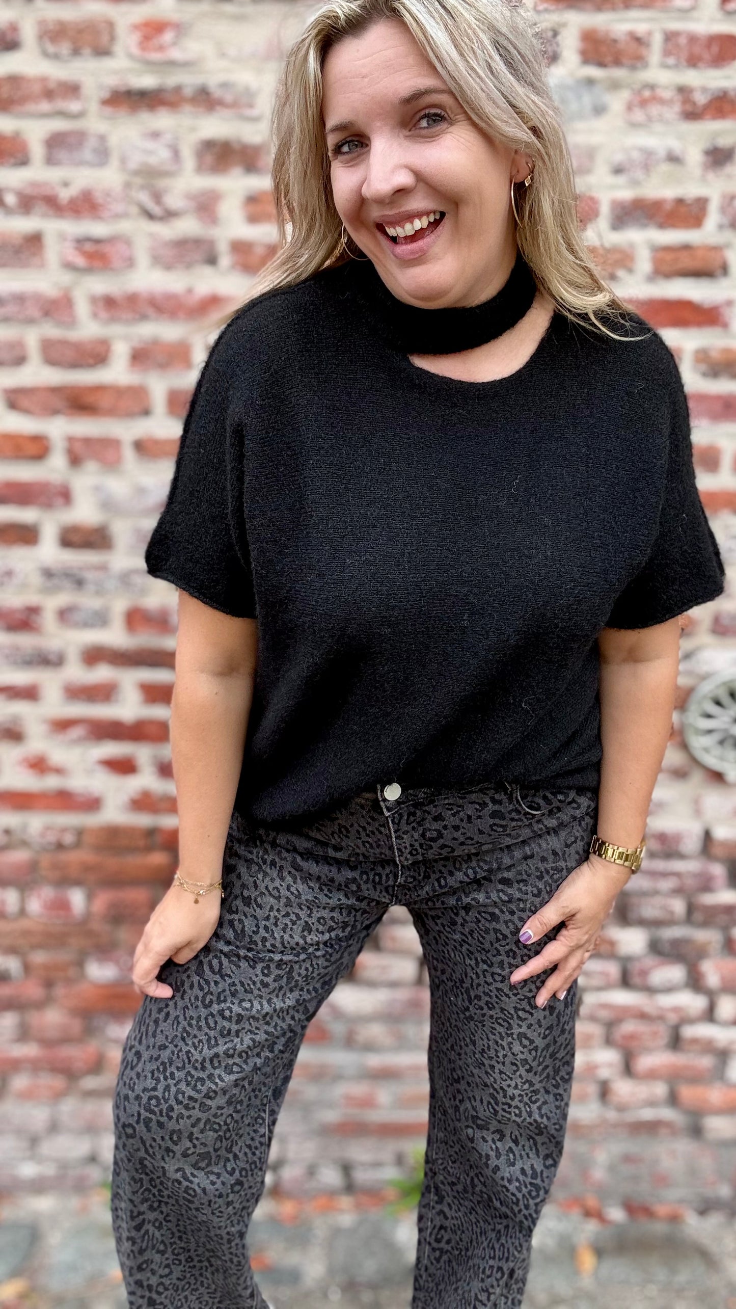 Loua knit - Zwart