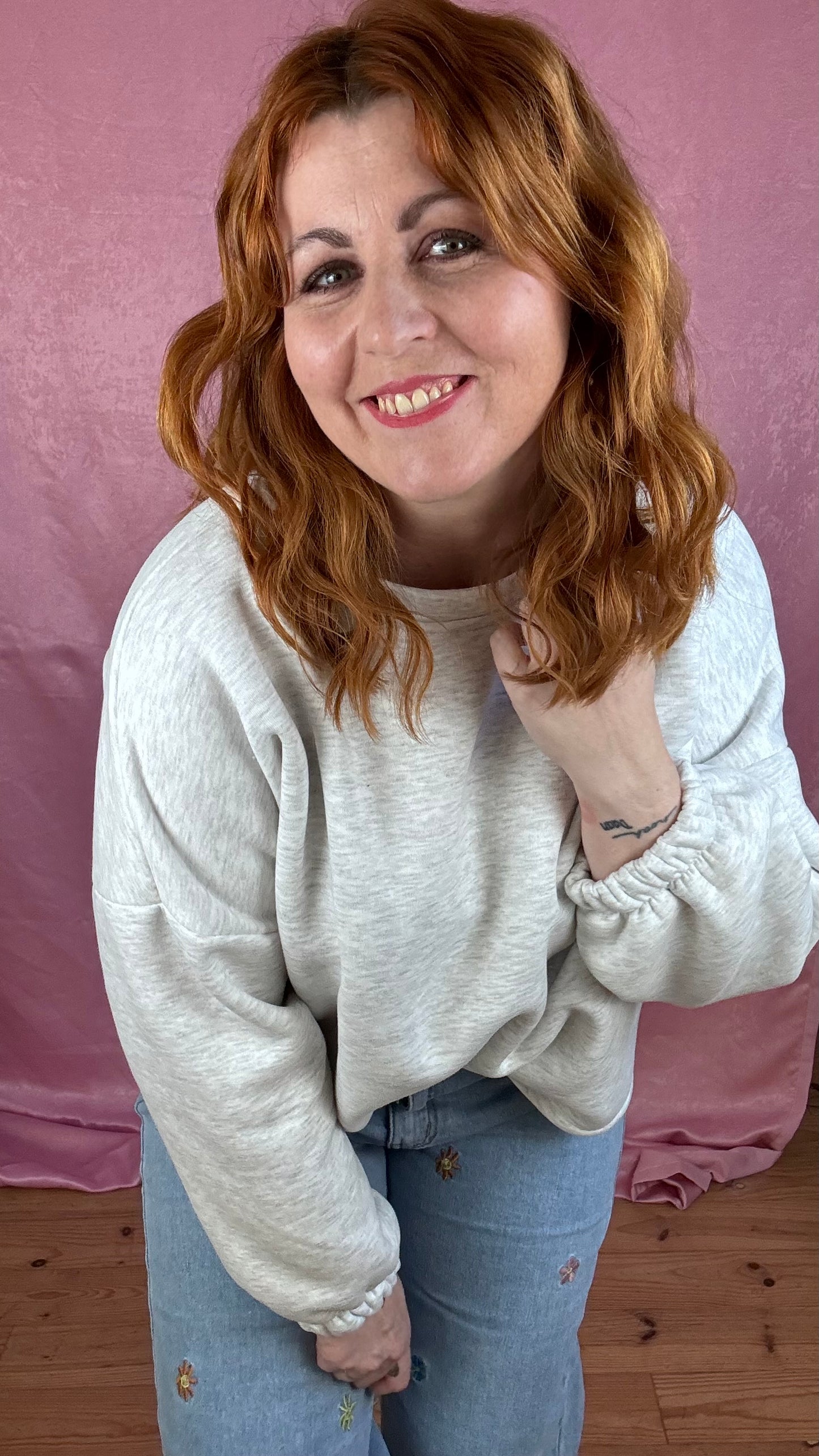 Momlife sweater - zwart