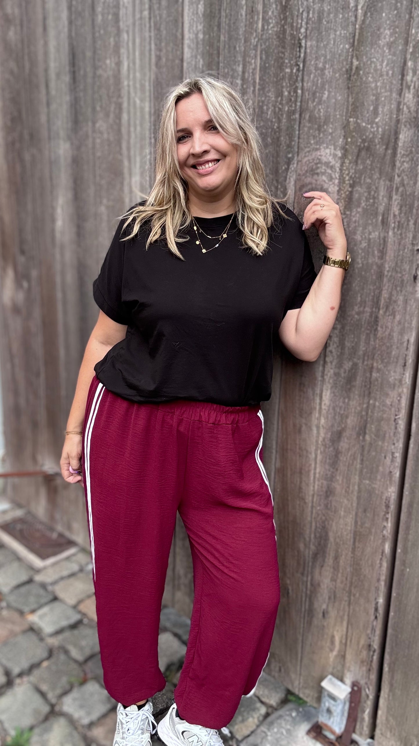 Billie jogging - Burgundy