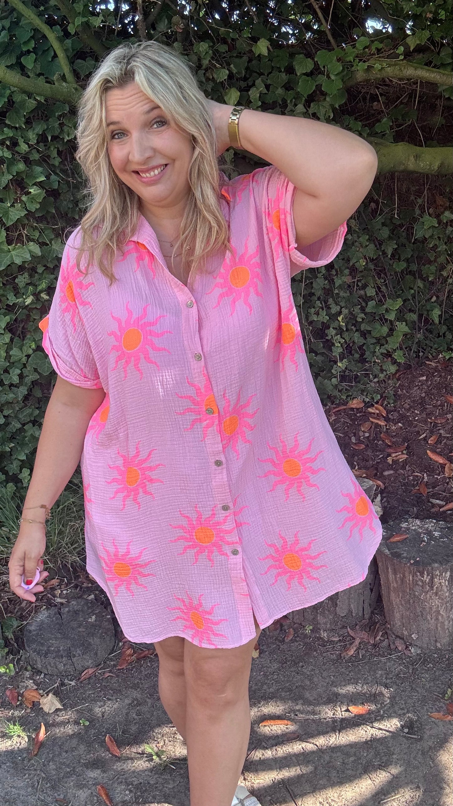 Sunshine Beach dress - Roze