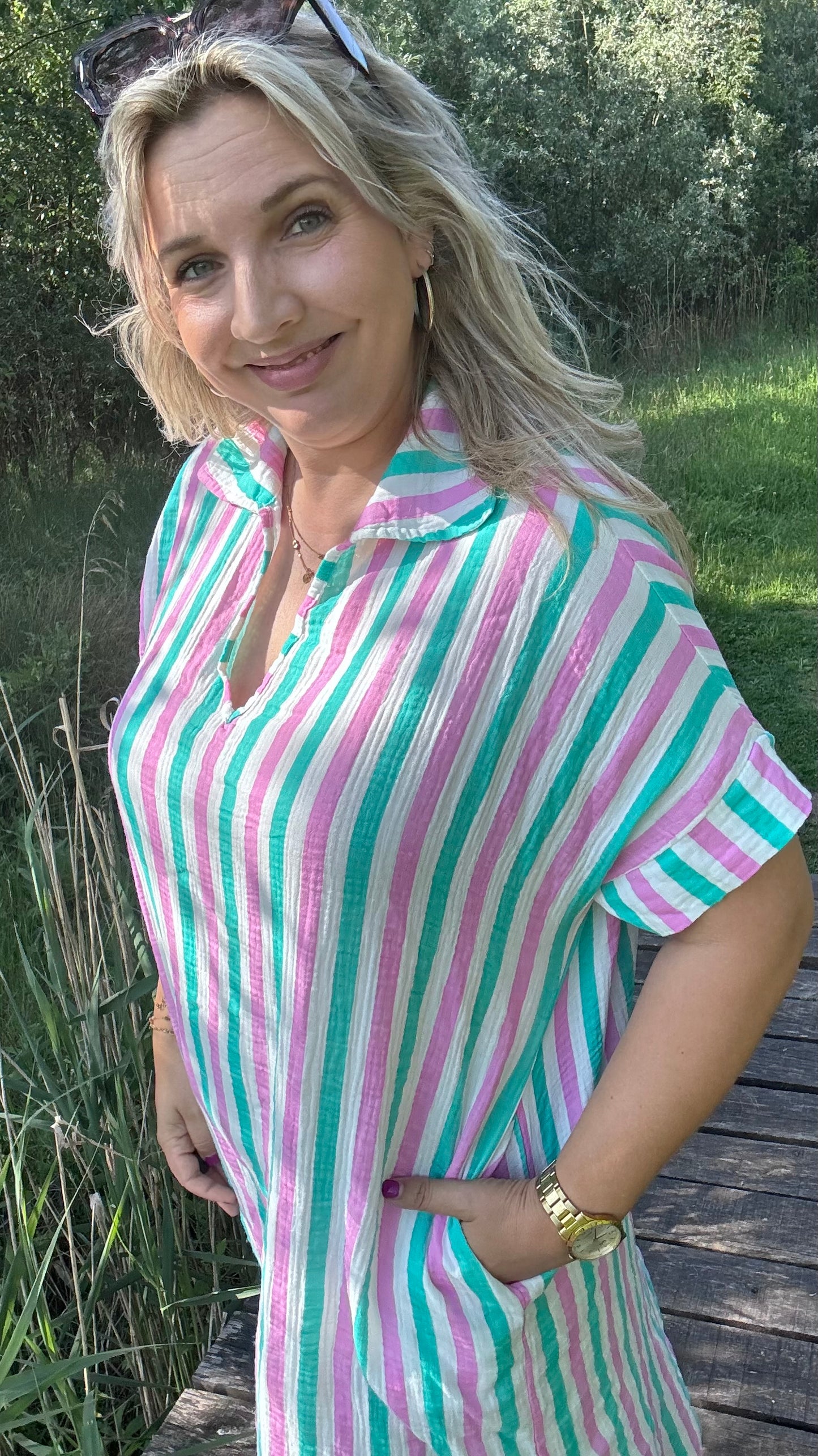 Coast dress - Groen