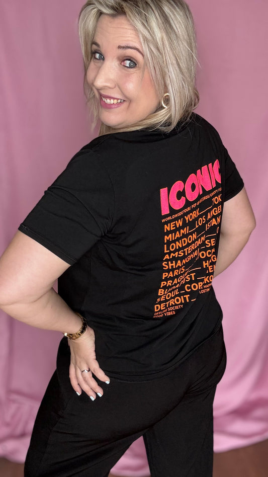 Iconic shirt - Zwart