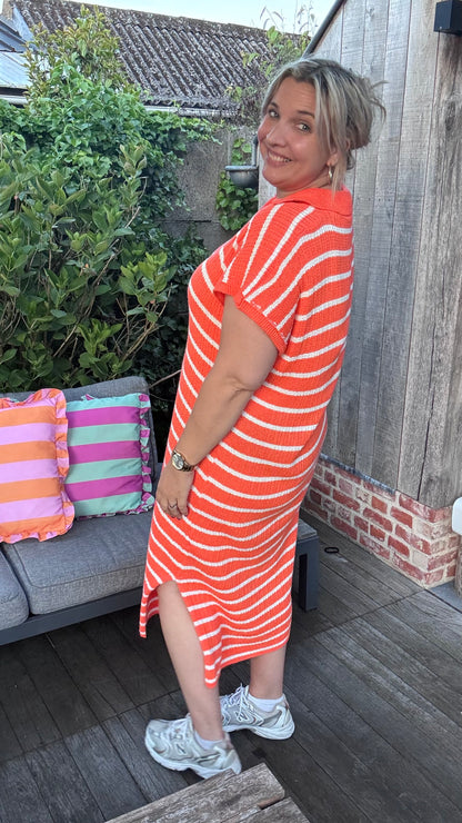 Crochet dress - Oranje