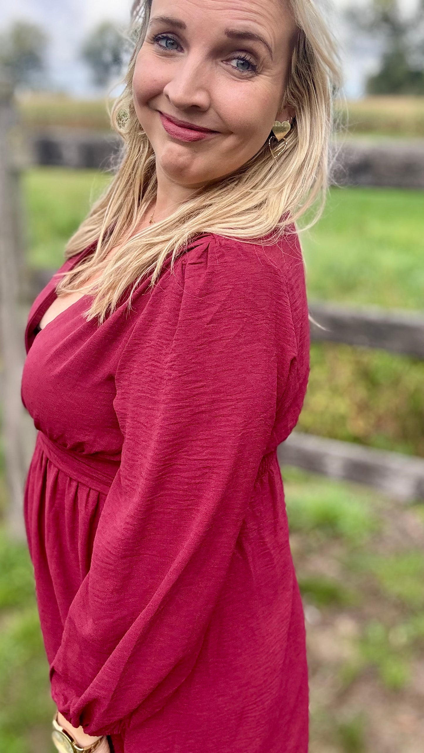 Katinka jurk - bordeaux