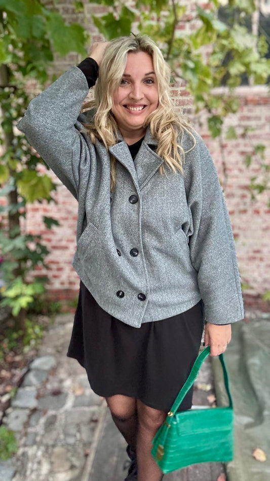 Vicky mantel - Grijs