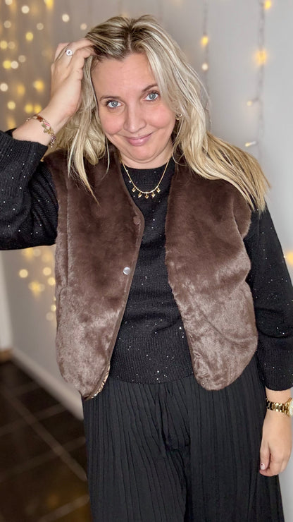 Ellie Gilet - Bruin