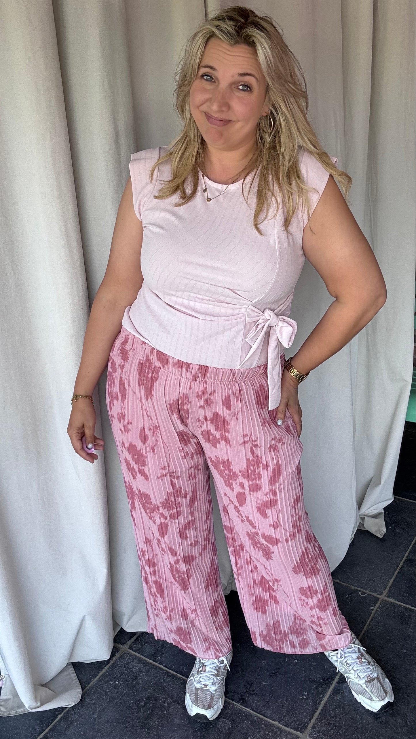 Pink vibes broek