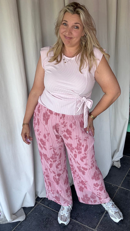 Pink vibes broek