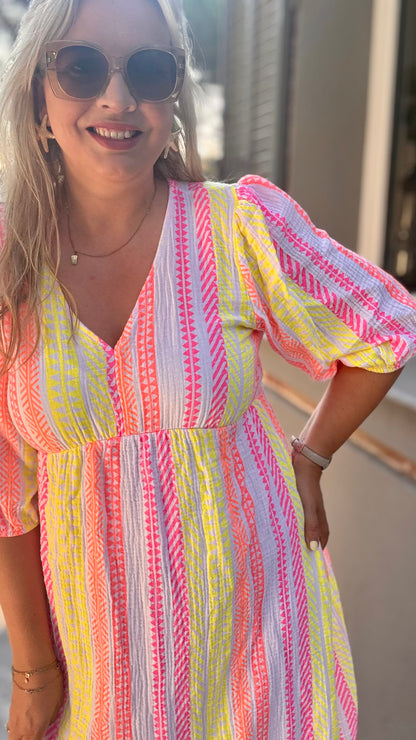 Golden hour dress bohemian wit