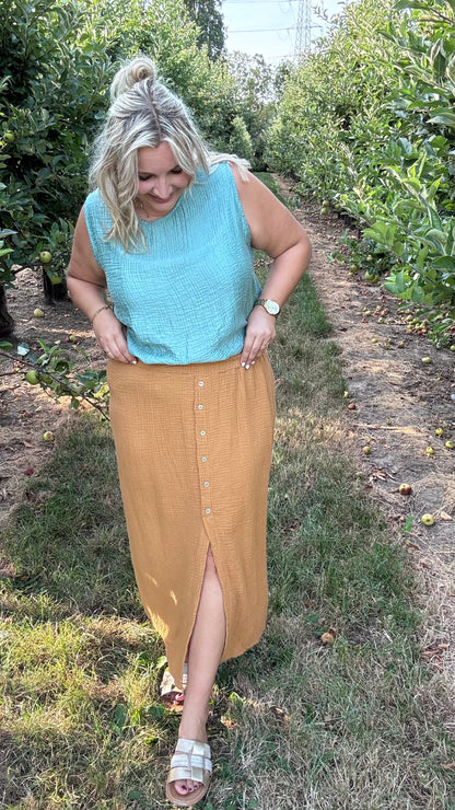 Effen top - Mint