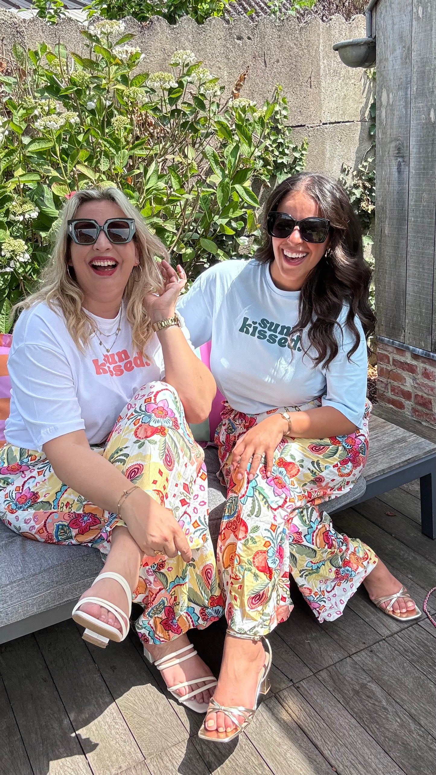 T-shirt sunkissed - Wit