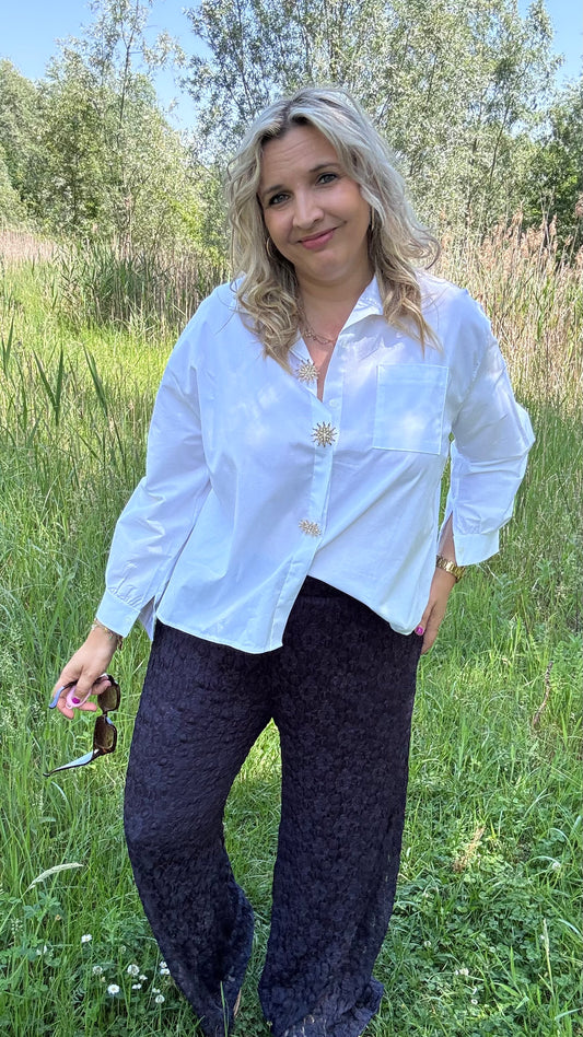 Amélie broek  Curve - Donkerblauw