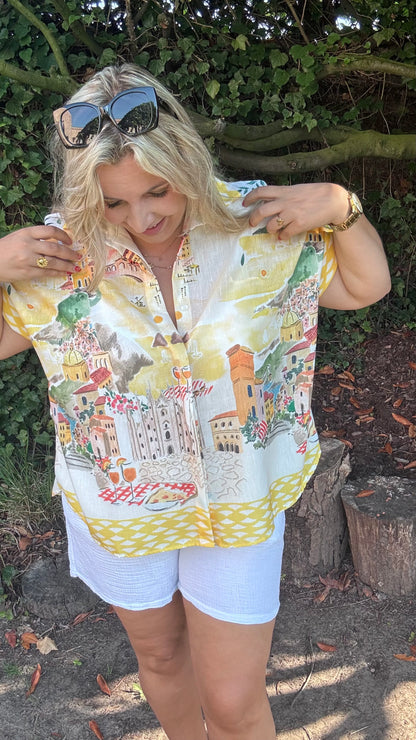 Marrakesh blouse - Geel