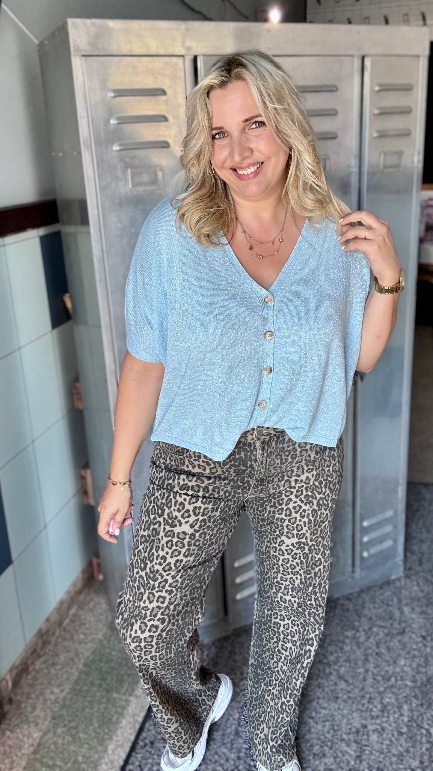 Lizzie blouse - Sky