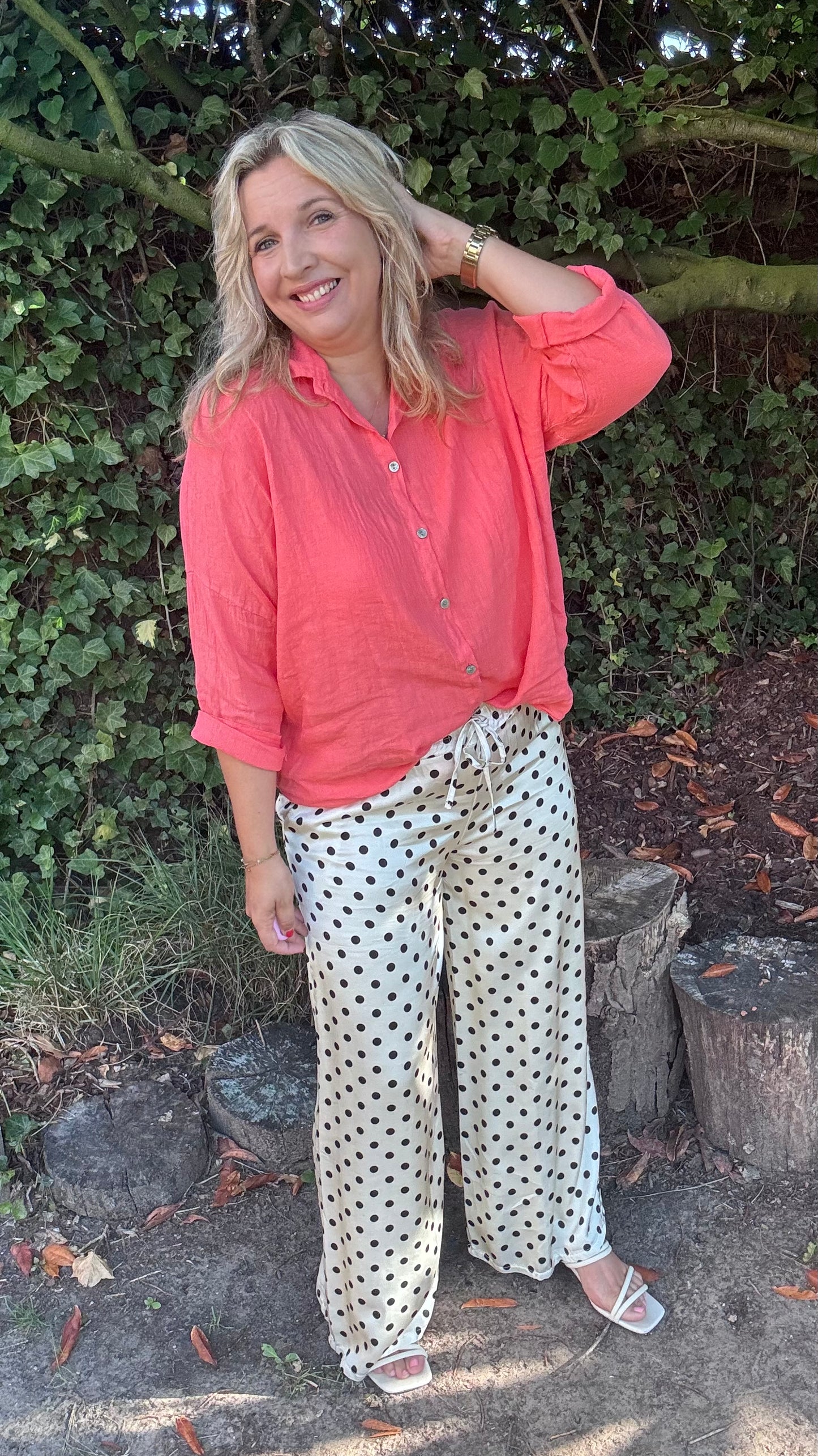 Mika blouse - Koraal