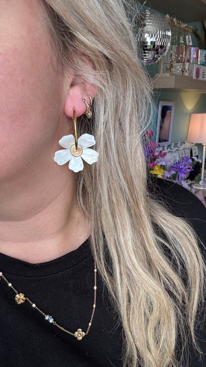 Vacay flowers oorbellen