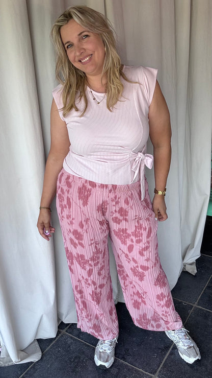 Pink vibes broek