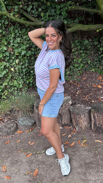 Ripped jeansshort