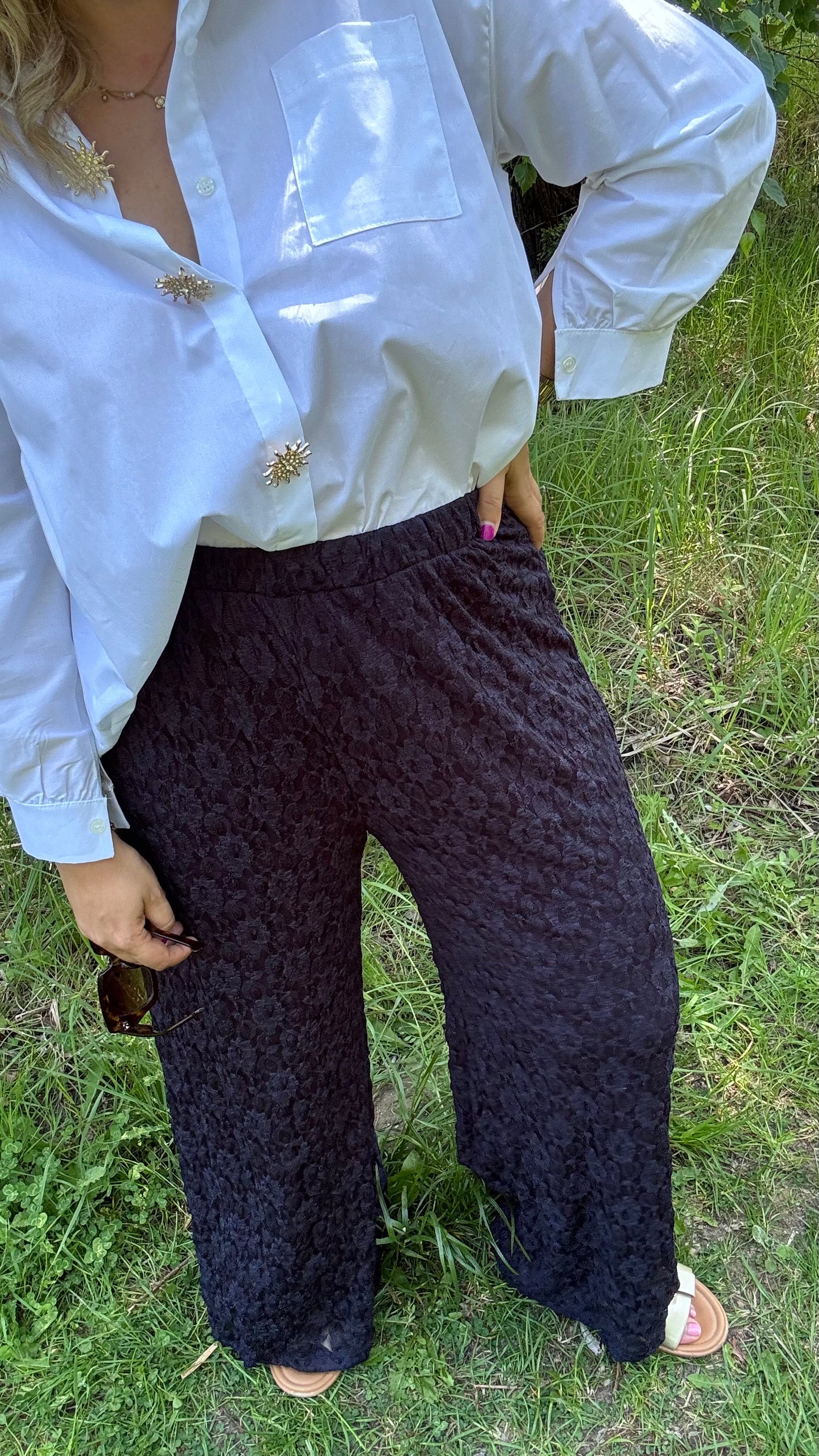 Amélie broek  Curve - Donkerblauw