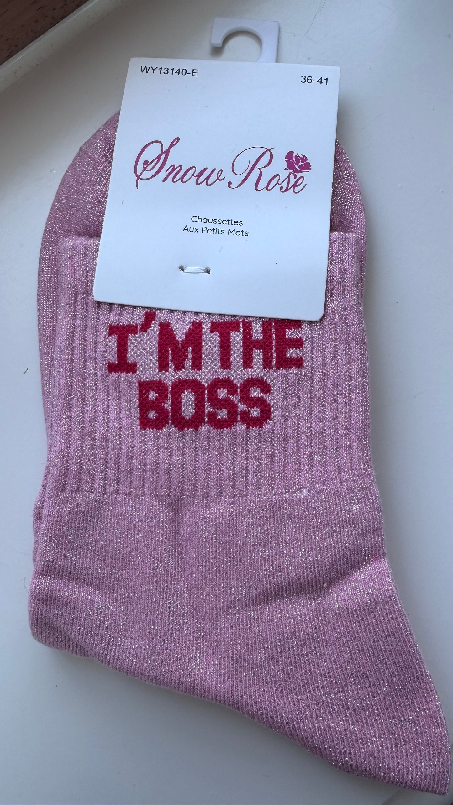 Quote sokken: I'm the boss