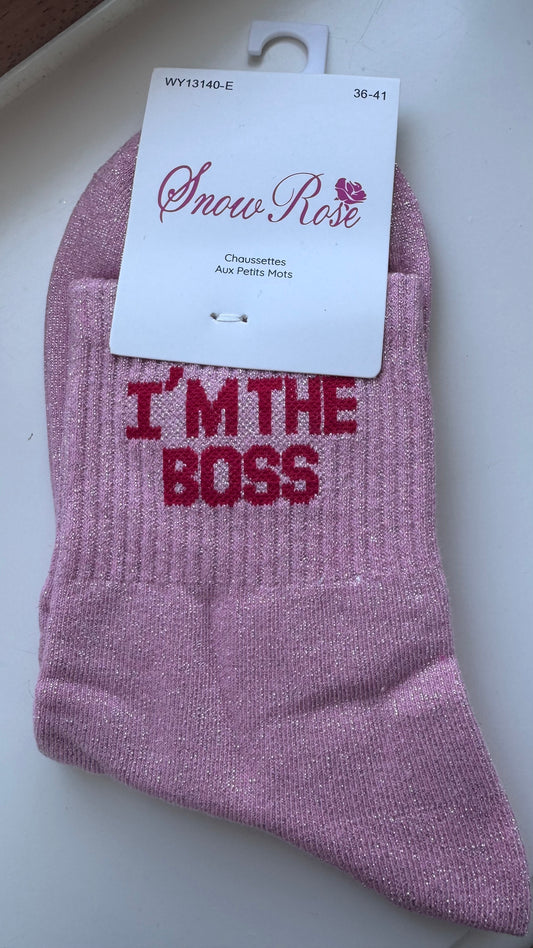 Quote sokken: I'm the boss