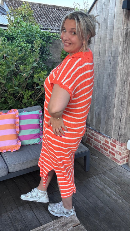 Crochet dress - Oranje