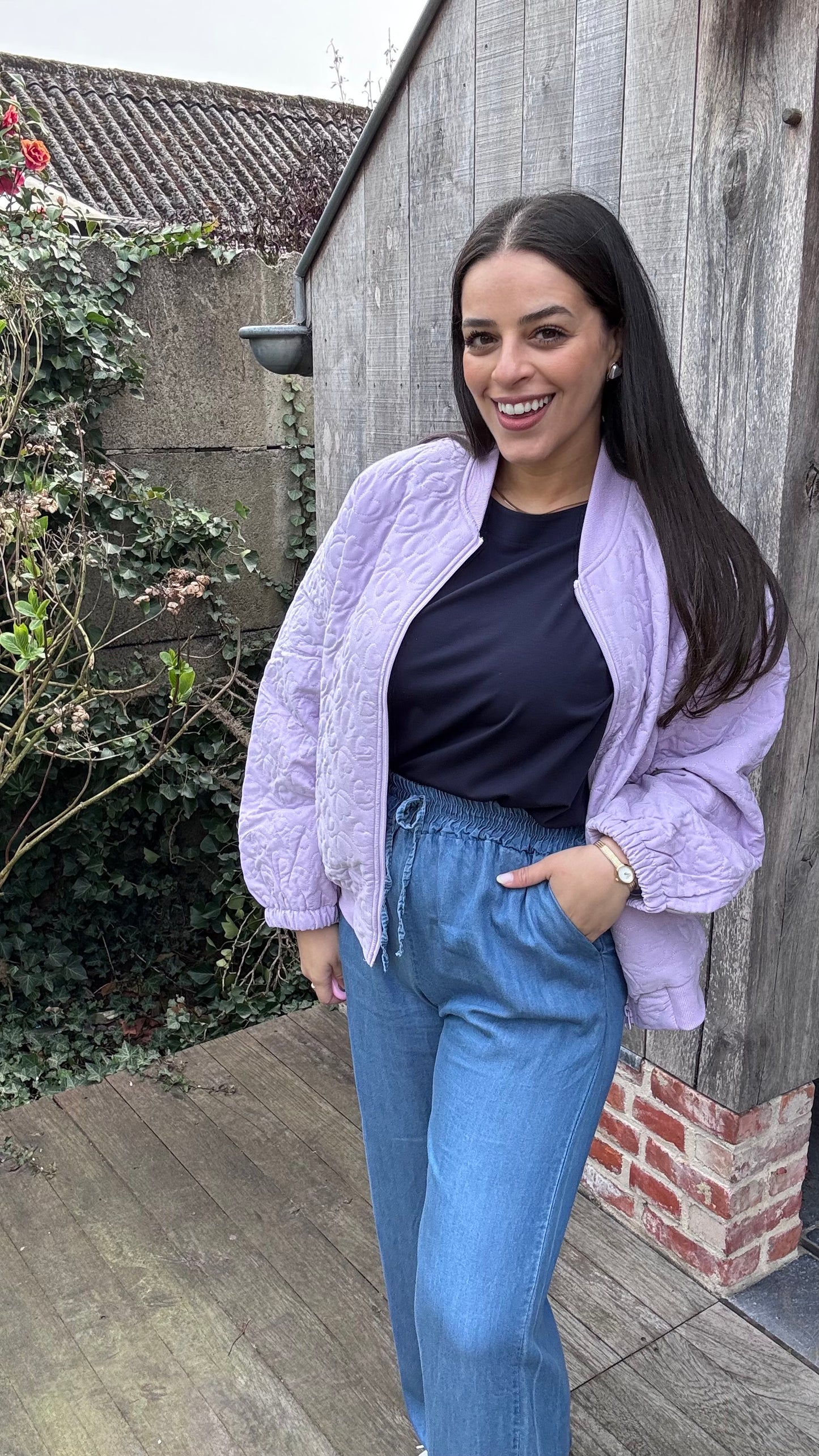 Nini bomber - lila
