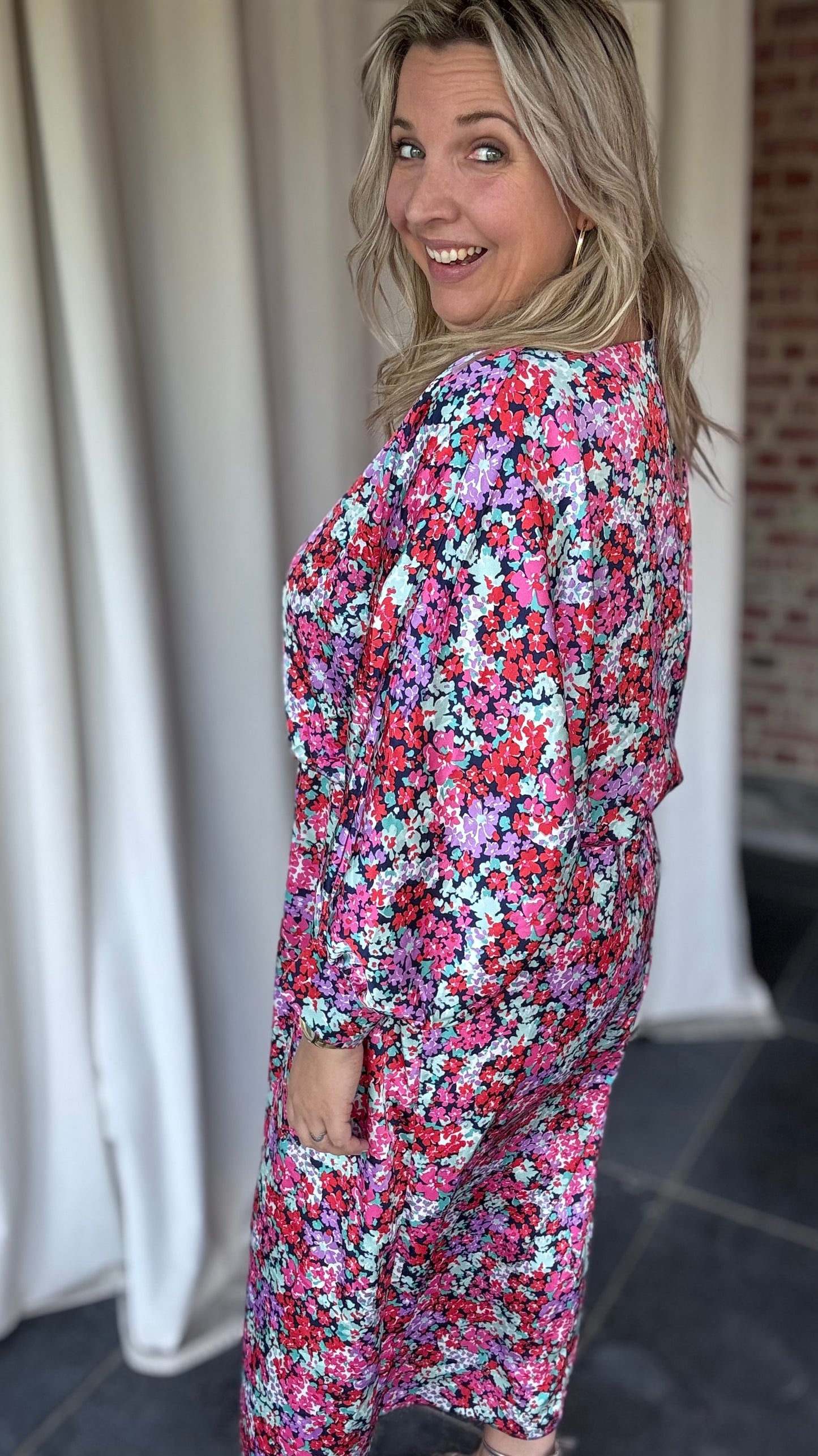 Bellini dress - Purple flowers