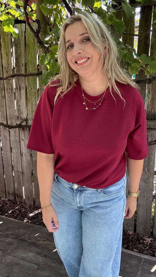 Soft shirt - Bordeaux