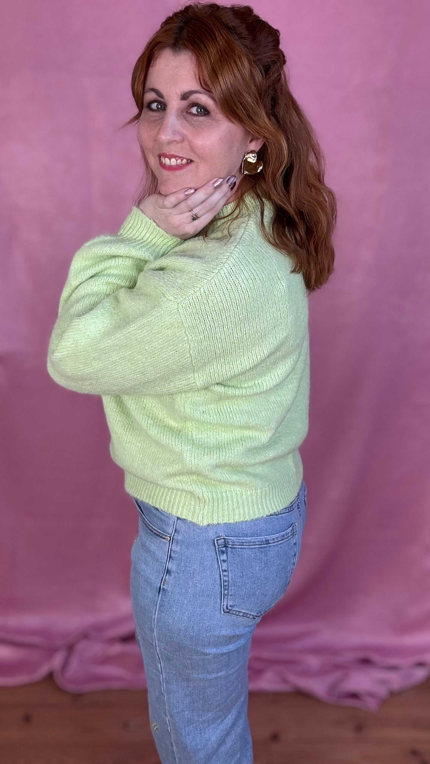 Lollipop trui - Lime