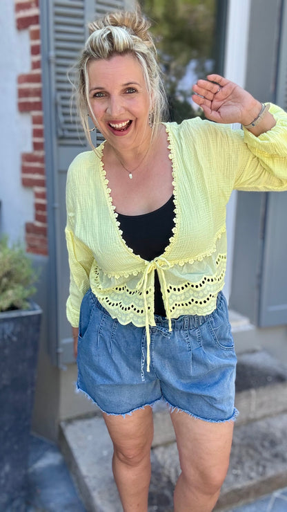 Cali blouse geel