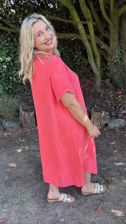 Justine jurk - Koraal
