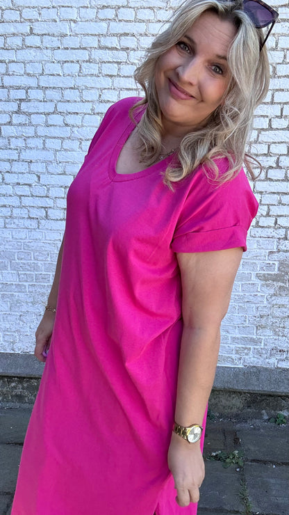 Shauni shirtdress - Fuchsia