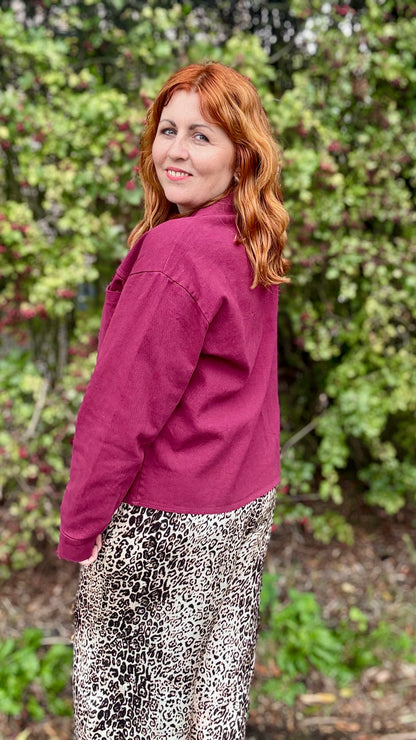 Burgundy Jacket