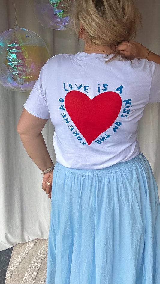 Love is a kiss shirt