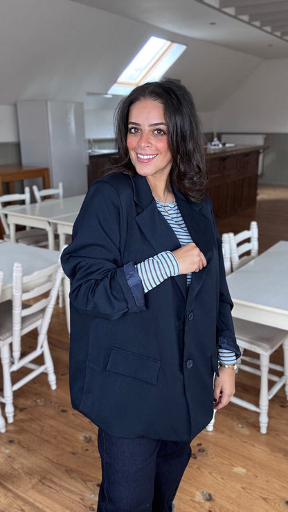 Freya blazer - Donkerblauw