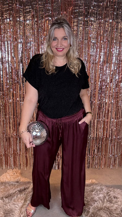 Zoë broek - Burgundy