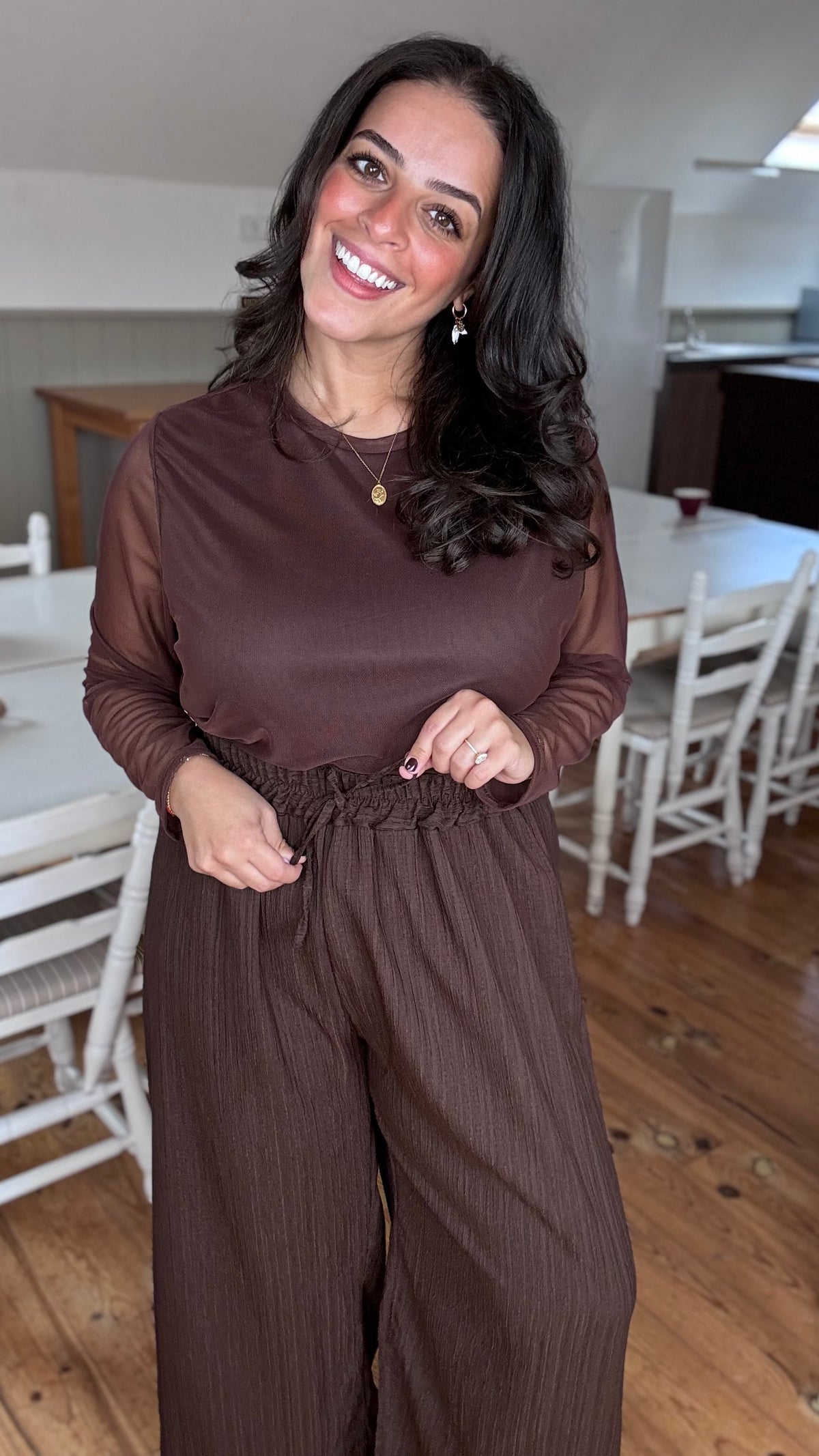 Bella palazzo pants - Bruin