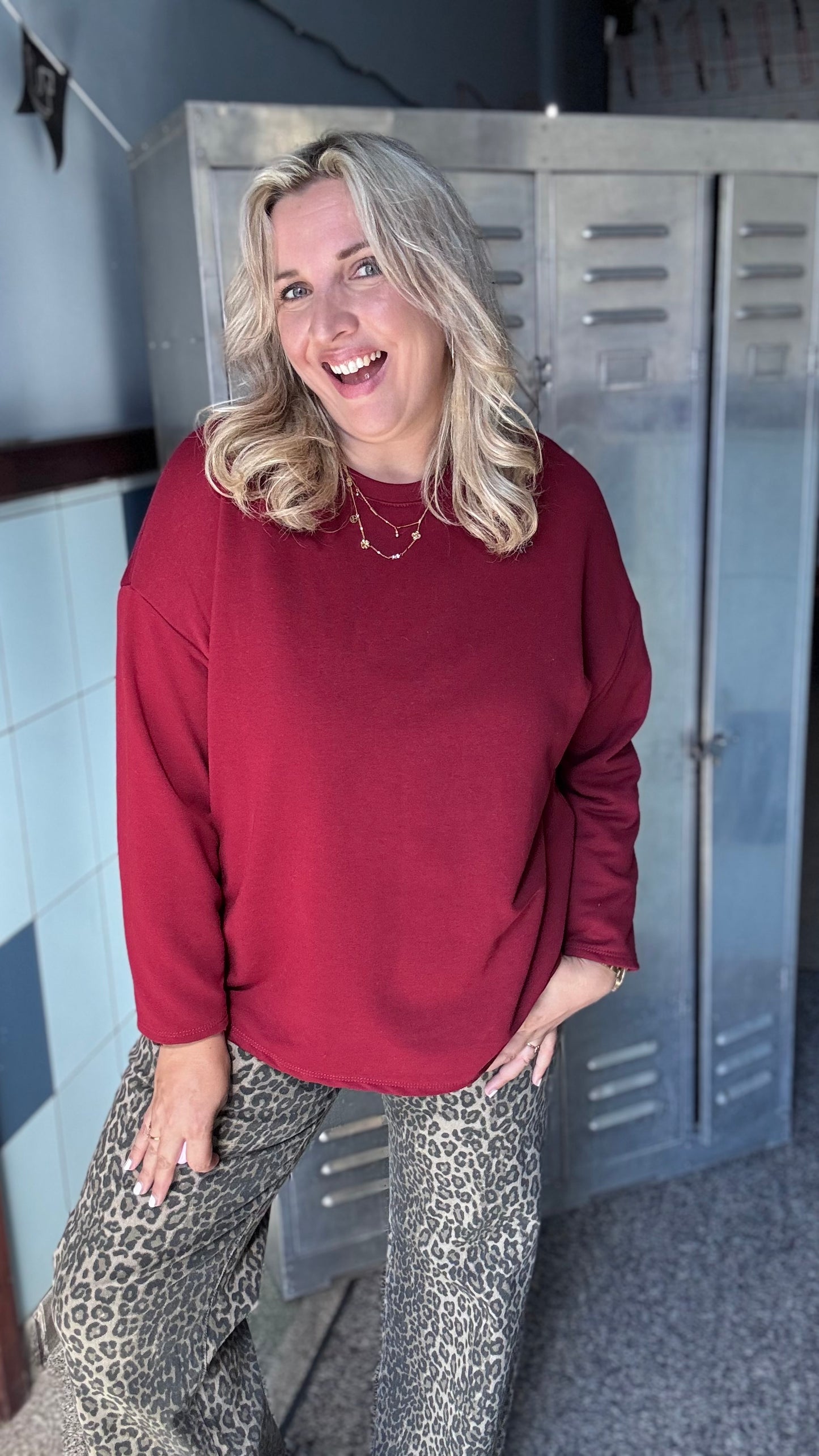 Amour sweater - Burgundy