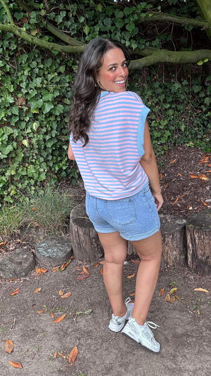 Ripped jeansshort