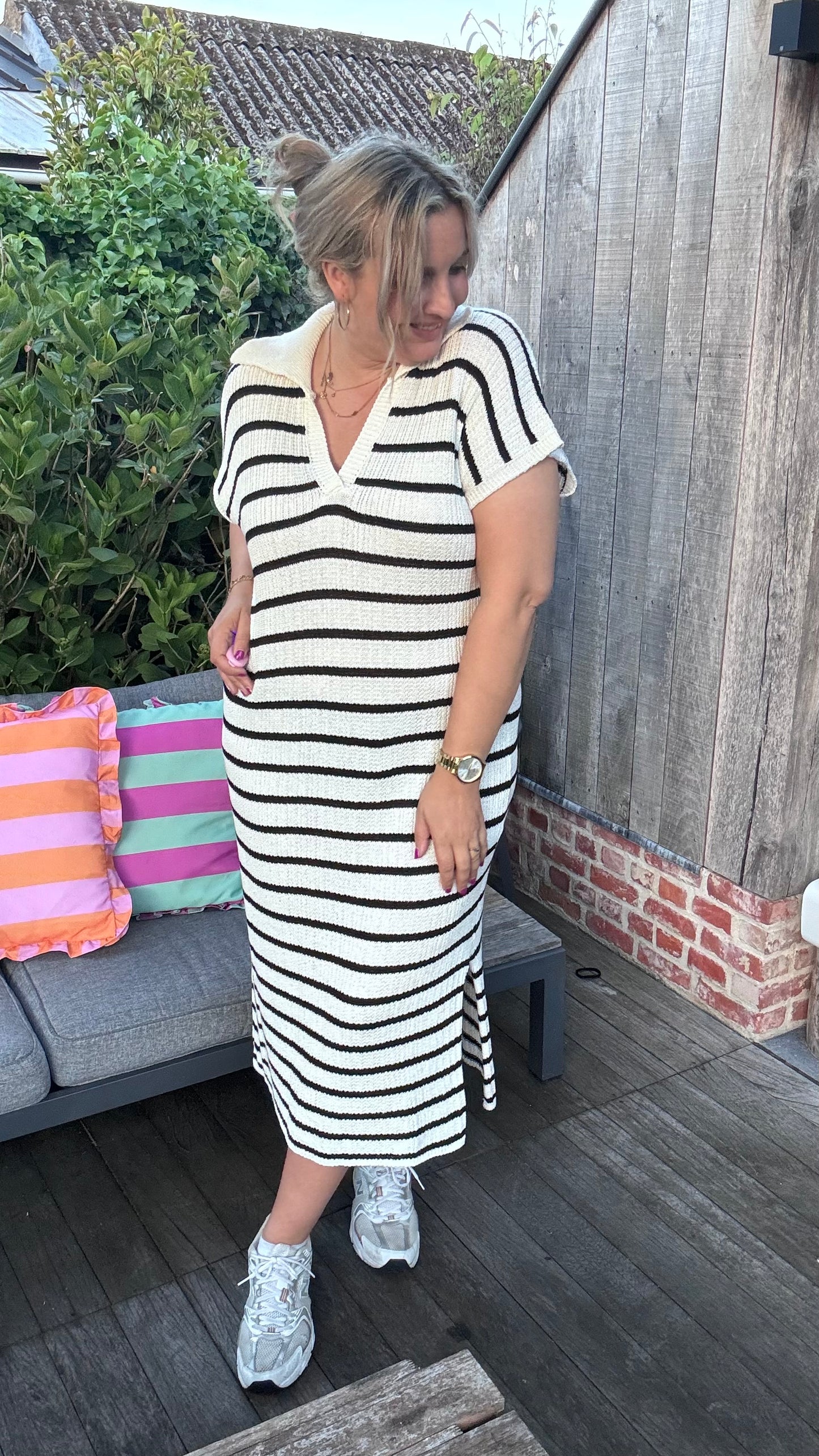 Crochet dress - Wit