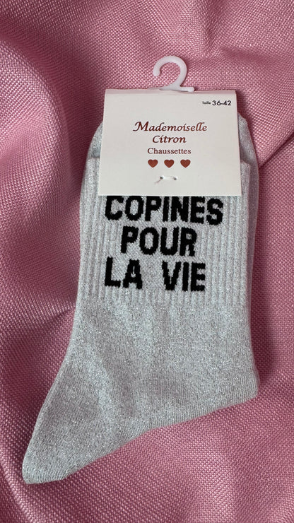 Quote sokken: Copines pour la vie