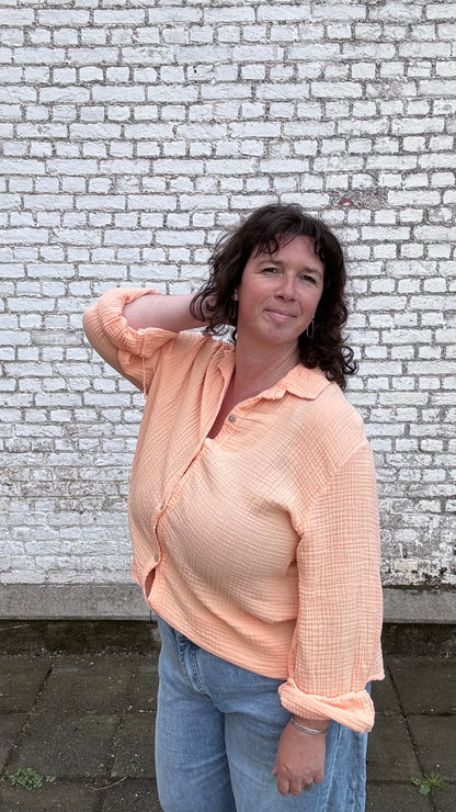 Tetra blouse - salmon