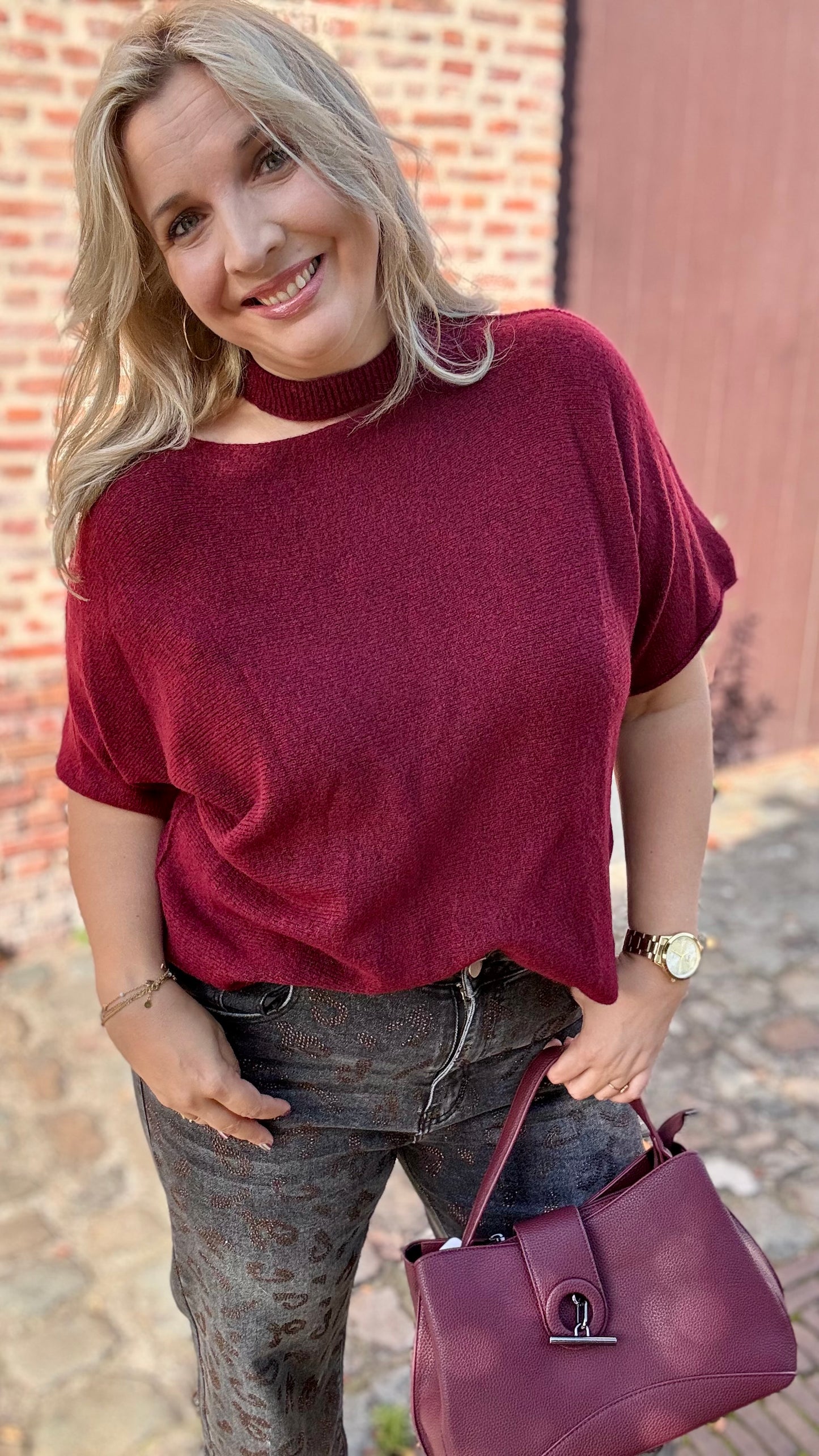 Noua knit - Bordeaux