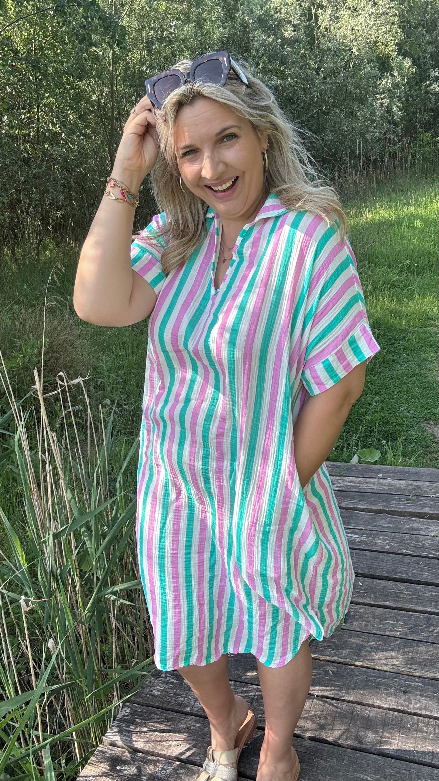 Coast dress - Groen