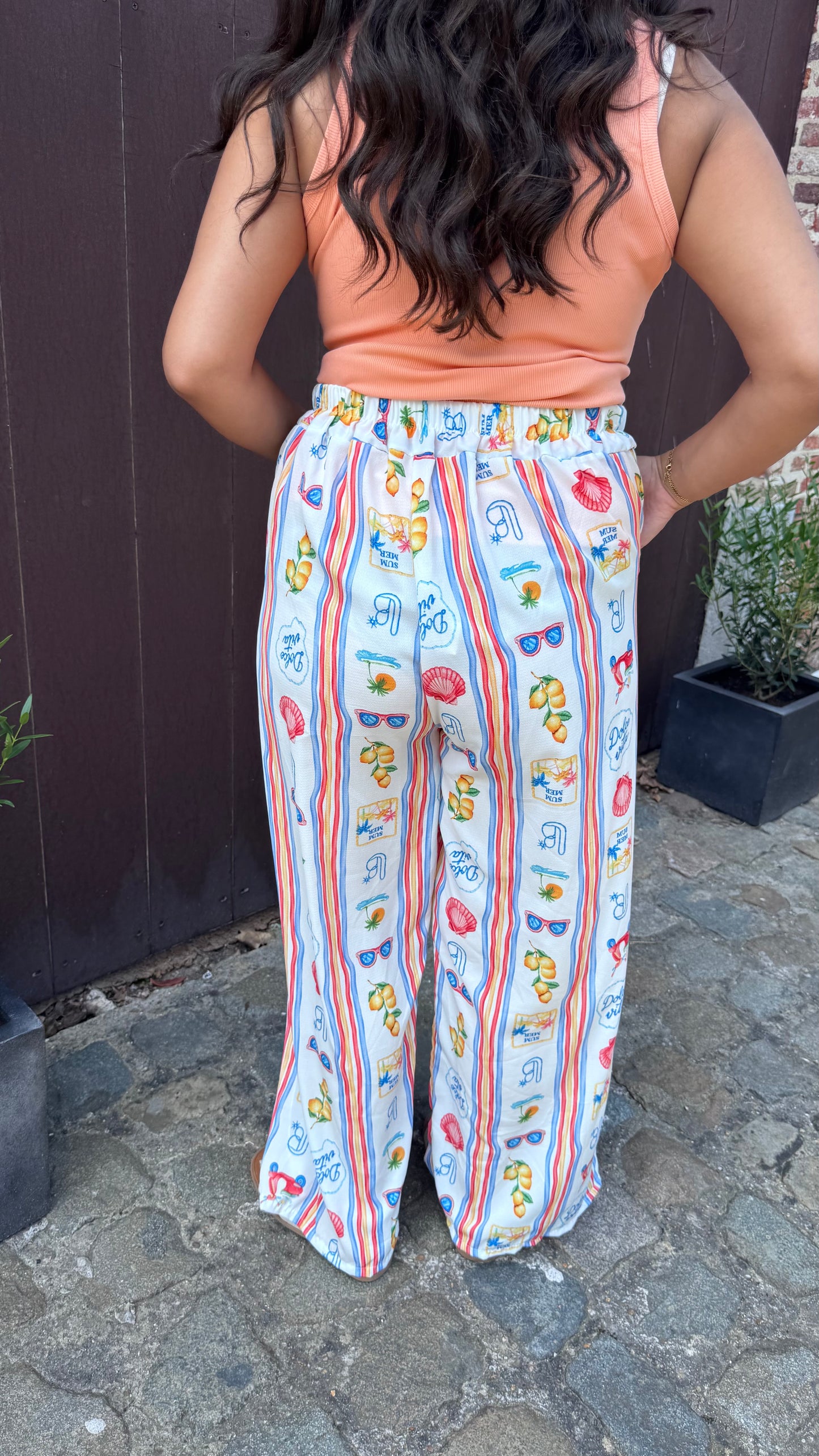 Tropical breeze broek - Wit