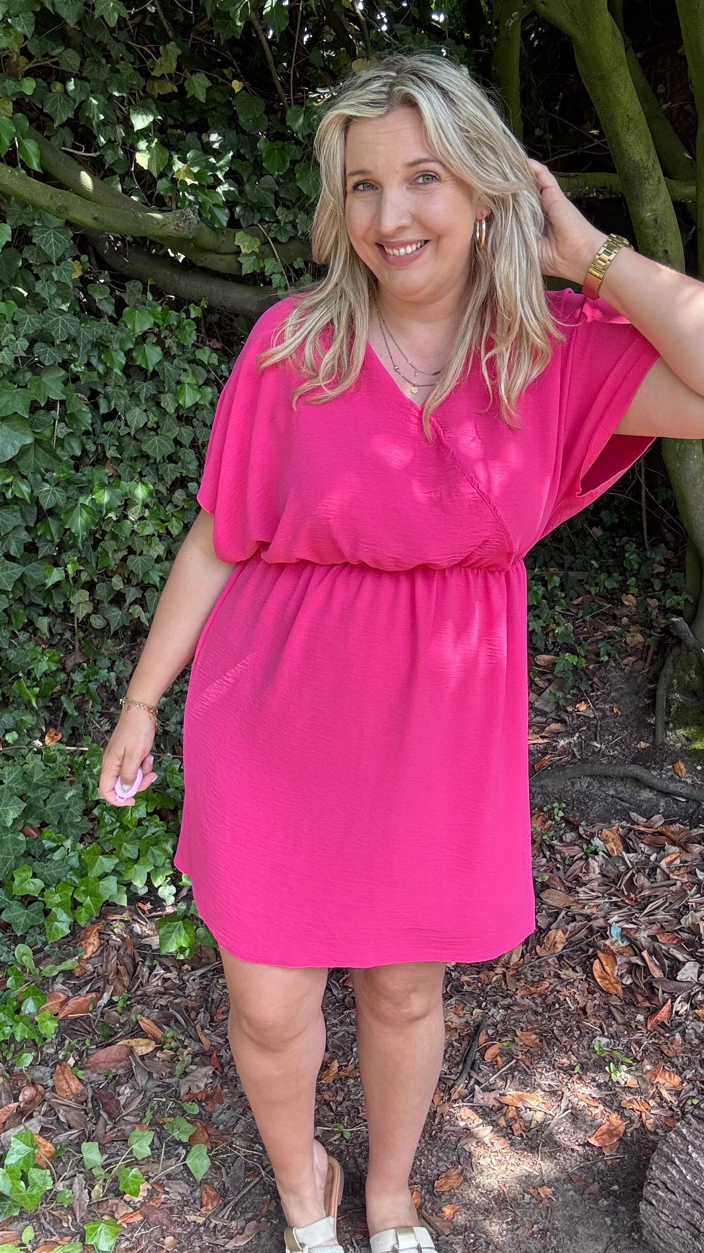 Tilly jurk - Roze