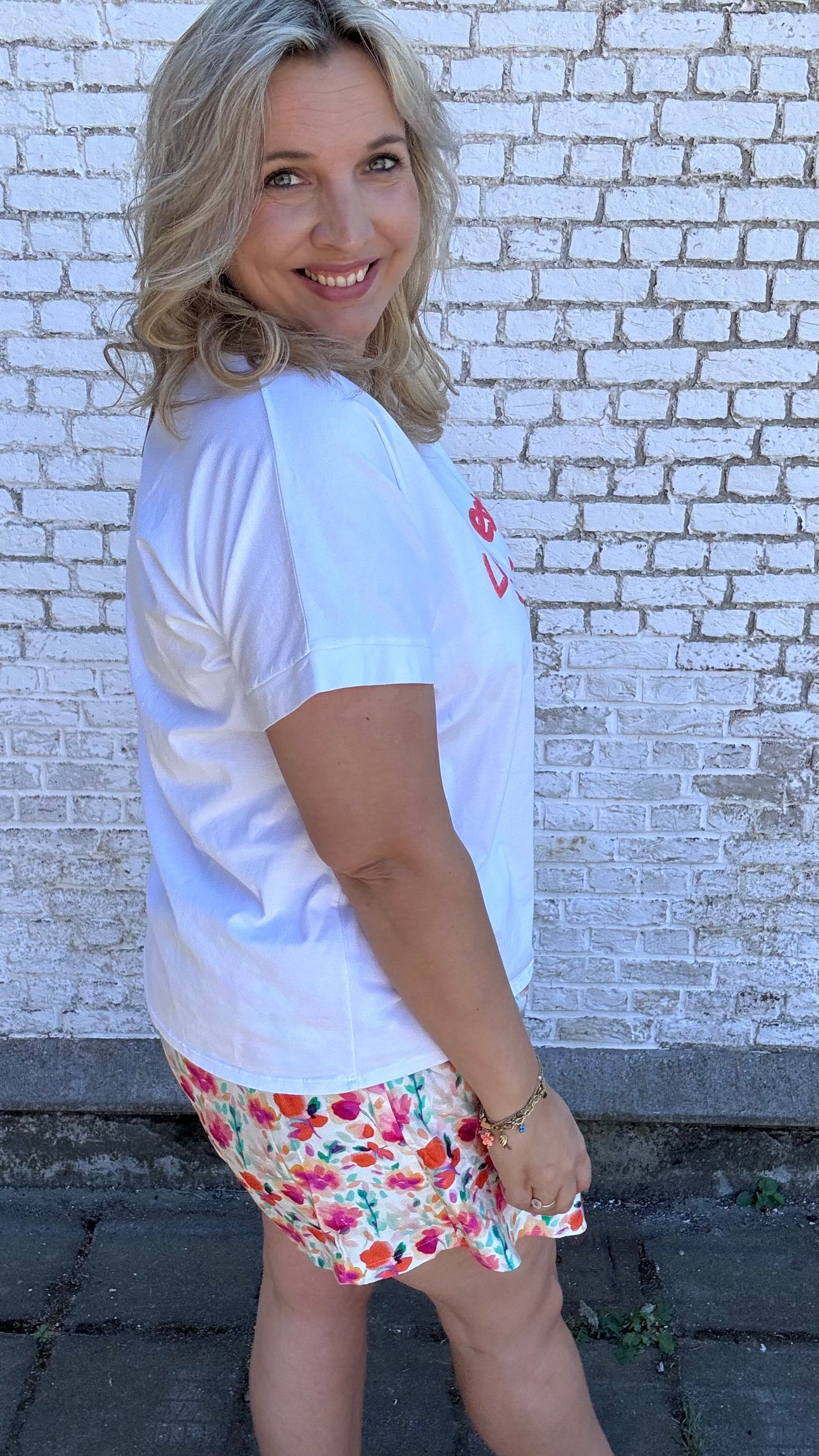 Shirt La vie est belle - Koraal